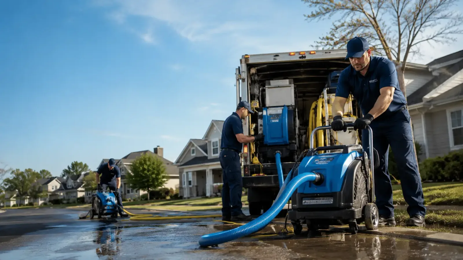 Flood Damage Cleanup in La Joya, NM